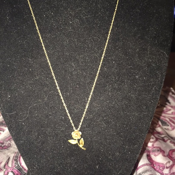 14kgf chain & 10k rose charm - Picture 3 of 3